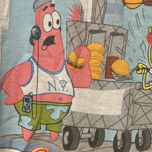 Boys 2007 Nickelodeon SpongeBob NY Street Life Tee - Picture 3 of 8